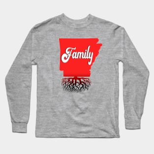 Arkansas Family Roots for Arkansas Families Long Sleeve T-Shirt